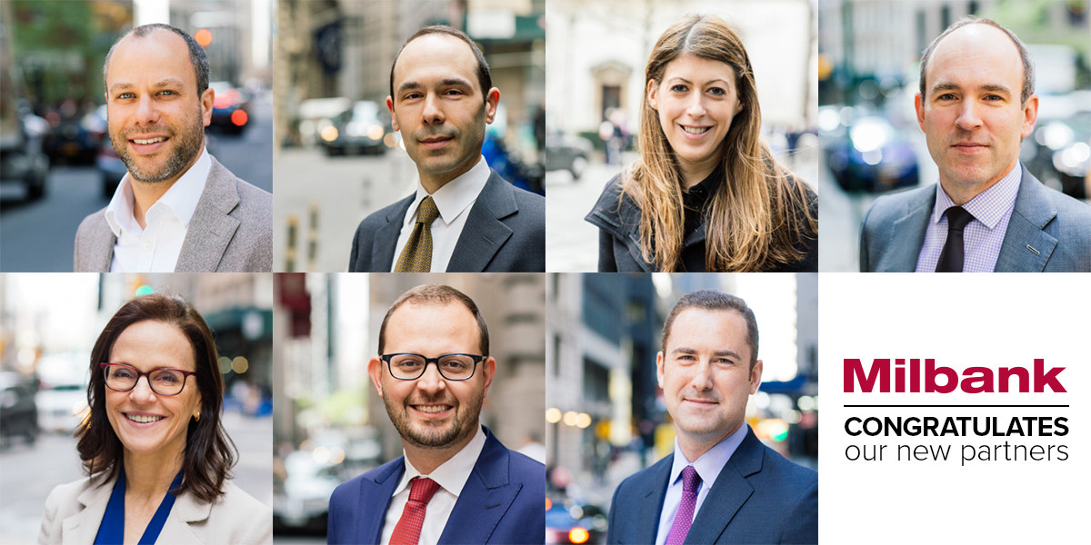 Milbank Elects Seven New Partners