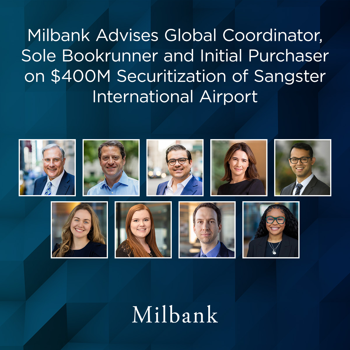 Milbank Advises Global Coordinator, Sole Bookrunner and Initial ...