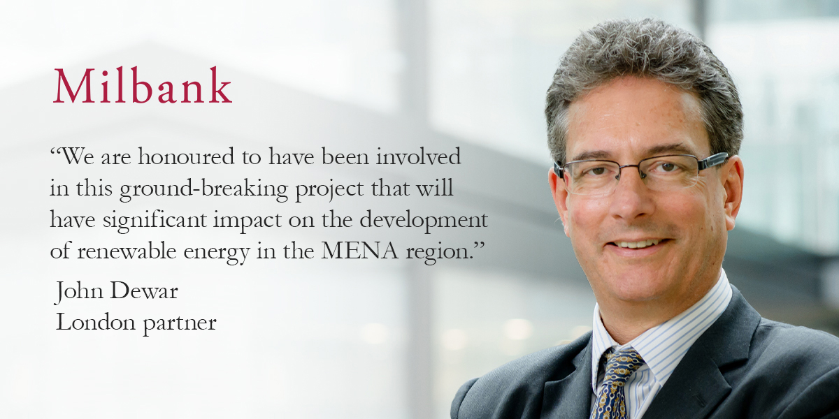 Milbank Advises Lenders on the 505 MW Wind Project in Egypt