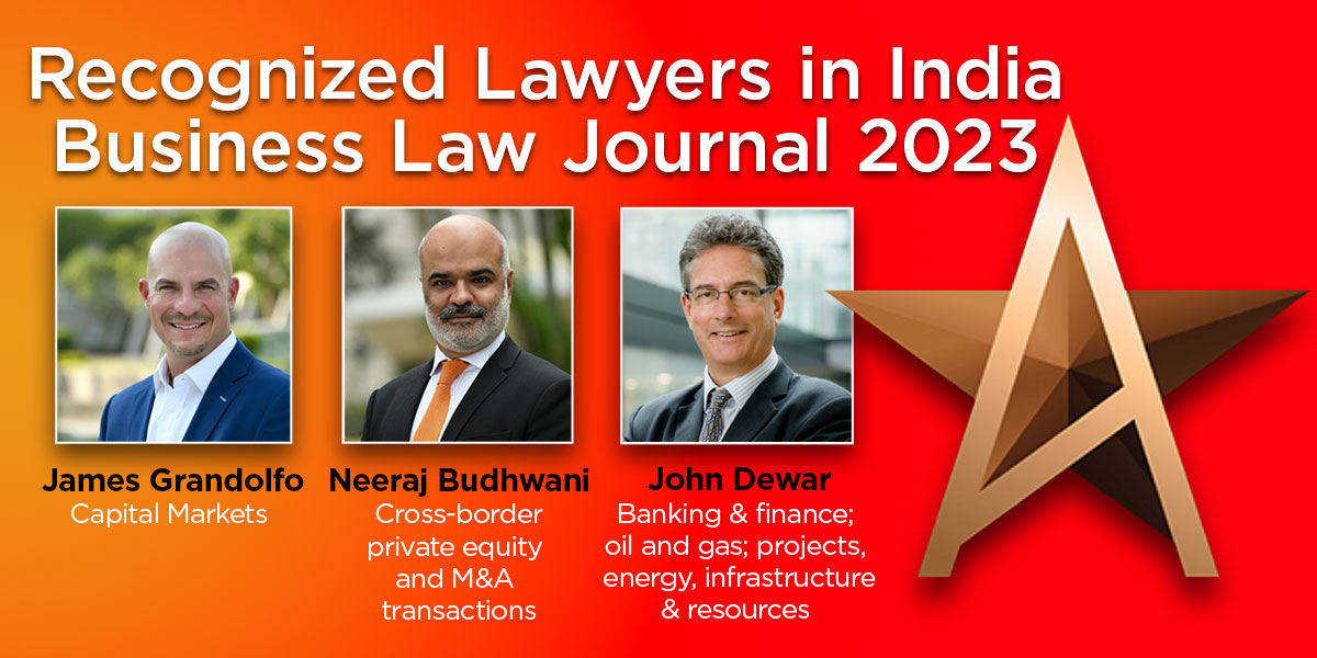 Milbank Partners James Grandolfo, Neeraj Budhwani and John Dewar